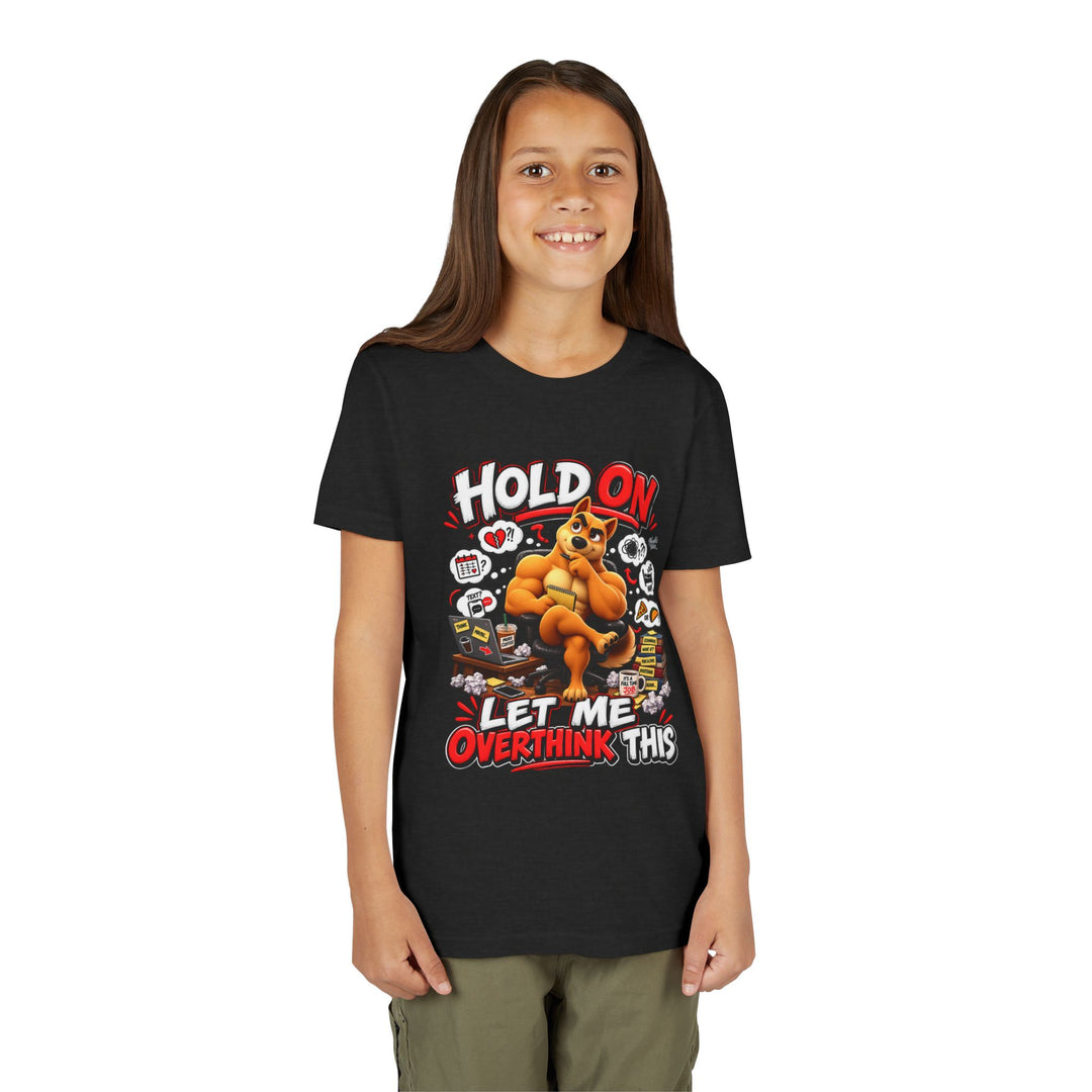 Noah’s Tales™ Hold On Let Me Overthink This | Ember Girl's Bella T-Shirt
