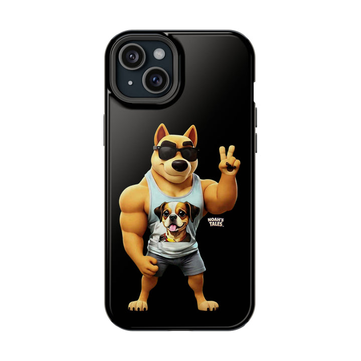 Noah’s Tales™ Ranger Magnet Phone Case Pet Lover Phone Cover Funny Phone Case Unique Gift for Dog Owners Quirky Dog Design