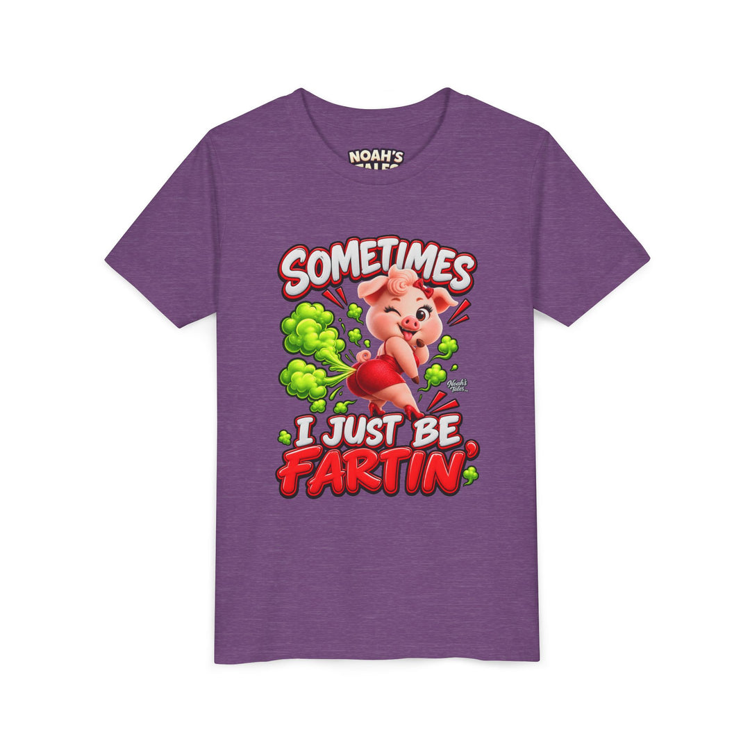 Noah’s Tales™ Sometimes I Just Be Fartin’ | Pip Girlfriend Girl's Bella T-Shirt