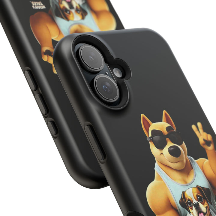 Noah’s Tales™ Ranger Magnet Phone Case Pet Lover Phone Cover Funny Phone Case Unique Gift for Dog Owners Quirky Dog Design