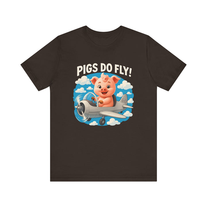 Noah’s Tales™ Pigs Do Fly Men Bella T-Shirt
