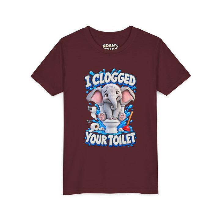 Noah’s Tales™ I Clogged Your Toilet | Ellie Belle Girl's Bella T-Shirt