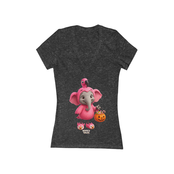 Noah’s Tales™ Halloween Noah Women's V-Neck Bella T-Shirt