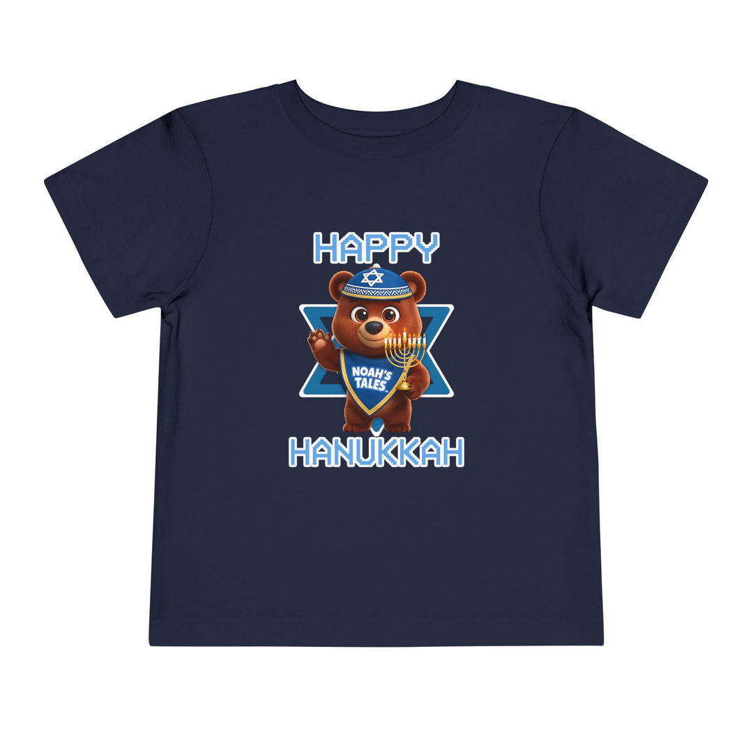 Noah’s Tales™ Happy Hanukkah Bear Boy's Bella T-Shirt