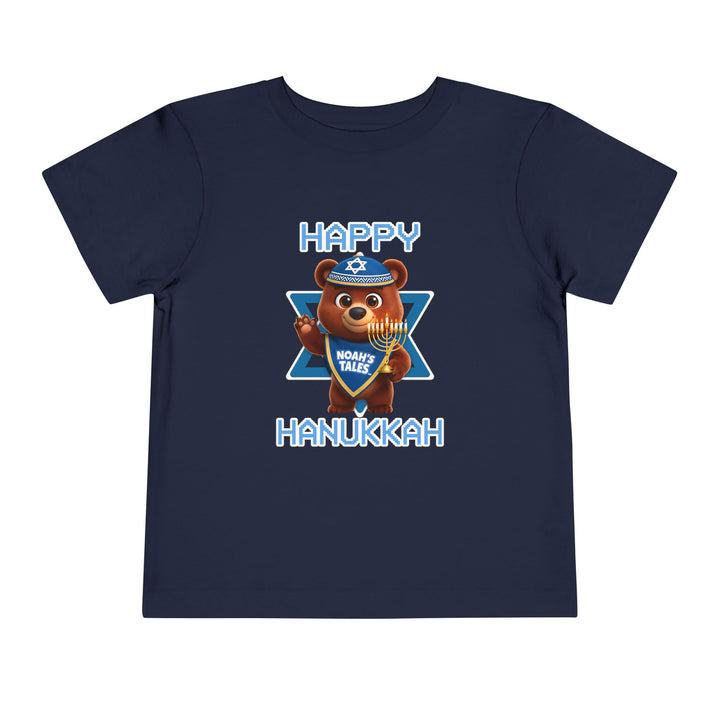 Noah’s Tales™ Happy Hanukkah Bear Boy's Bella T-Shirt