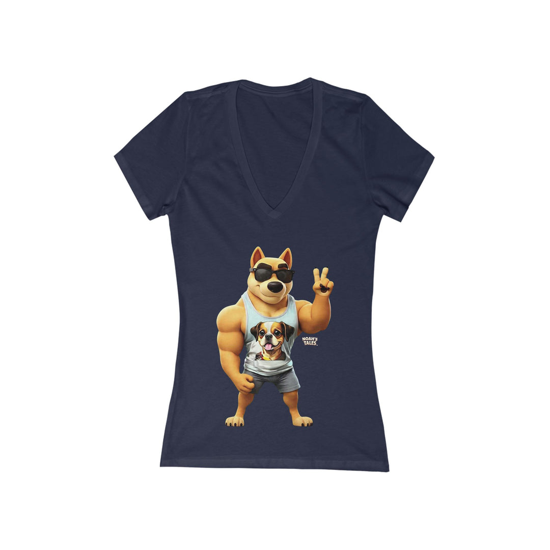 Noah’s Tales™ Cool Ranger Women's V-Neck Bella T-Shirt