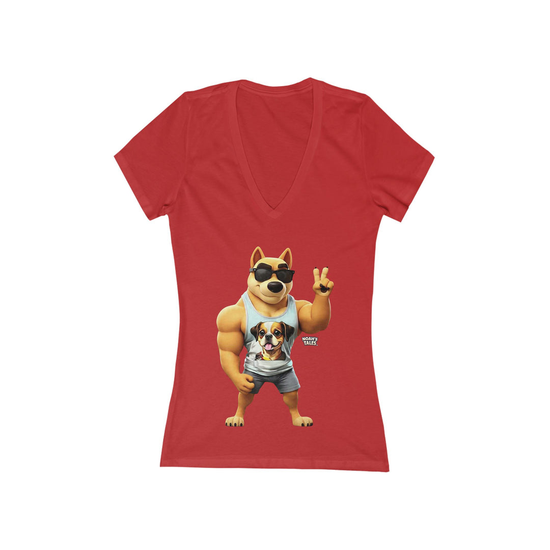 Noah’s Tales™ Cool Ranger Women's V-Neck Bella T-Shirt