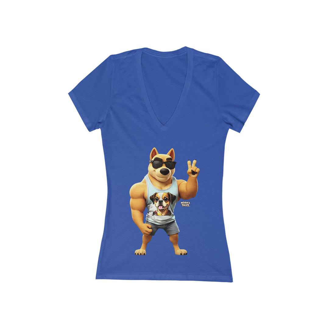 Noah’s Tales™ Cool Ranger Women's V-Neck Bella T-Shirt