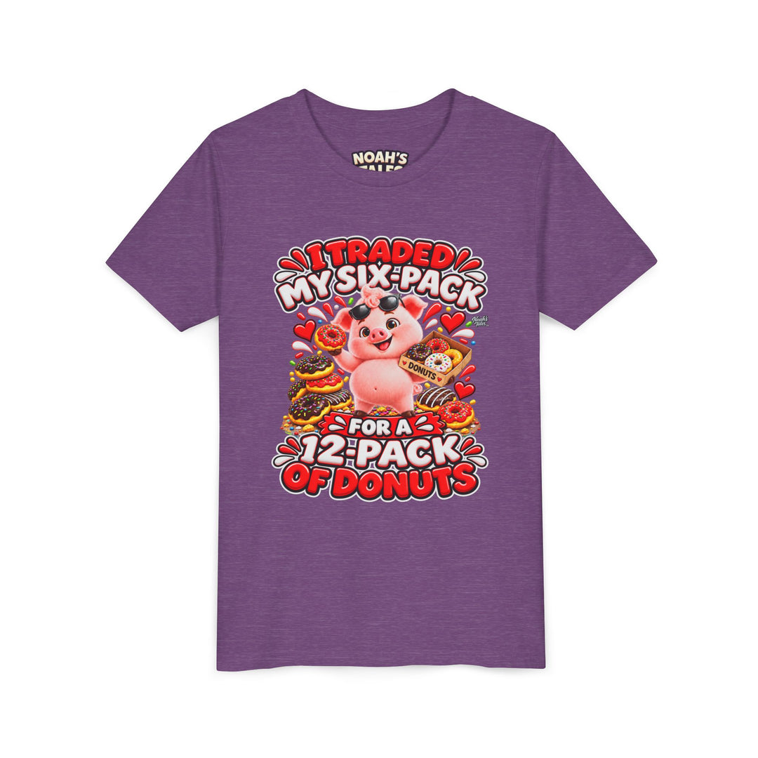 Noah’s Tales™ I Traded My Six-Pack For A 12-Pack Of Donuts | Pip Girl's Bella T-Shirt