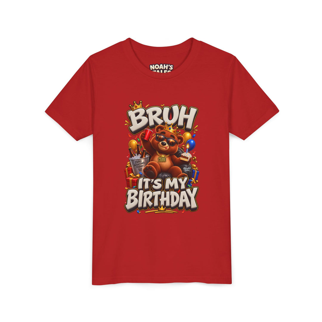 Noah’s Tales™ Bruh It’s My Birthday | Baxter Girl's Bella T-Shirt