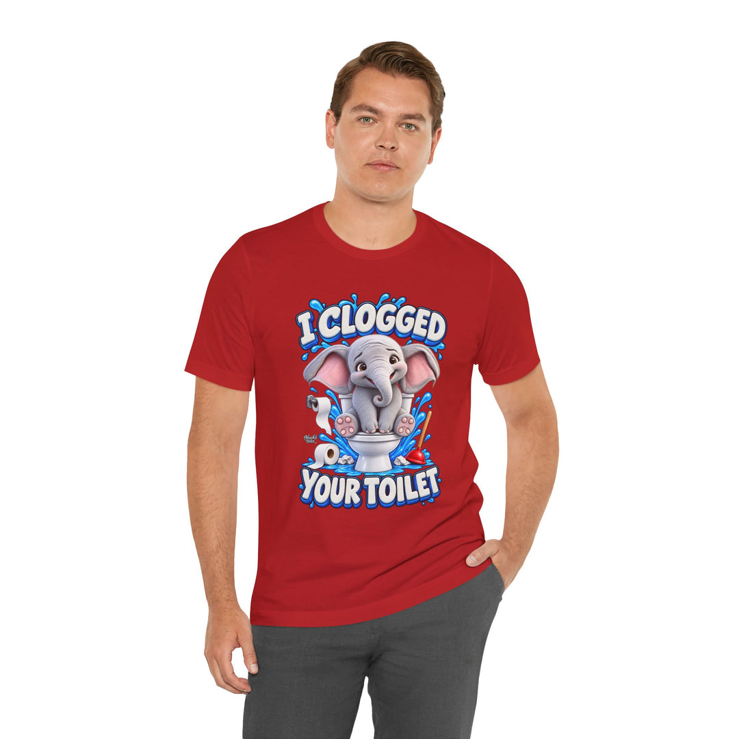 Noah’s Tales™ I Clogged Your Toilet | Ellie Belle Men's T-Shirt