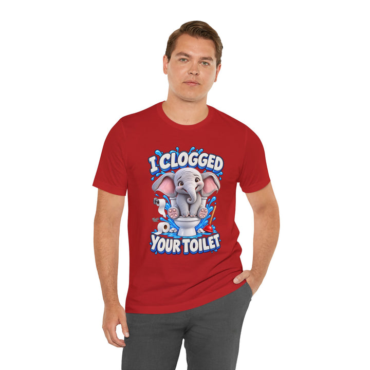 Noah’s Tales™ I Clogged Your Toilet | Ellie Belle Men's T-Shirt