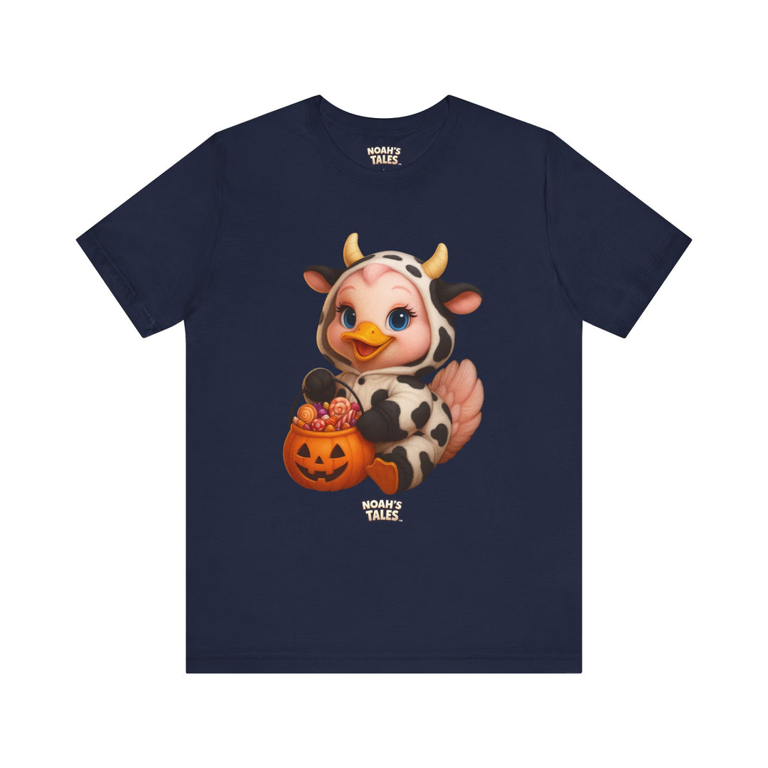 Noah’s Tales™ Cow Halloween Costume Luna Men's Bella T-Shirt