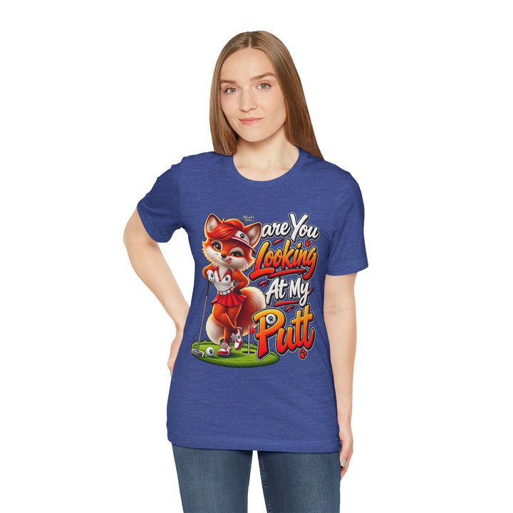 Noah’s Tales™ Are You Looking At My Putt | Ember Women's Bella T-Shirt
