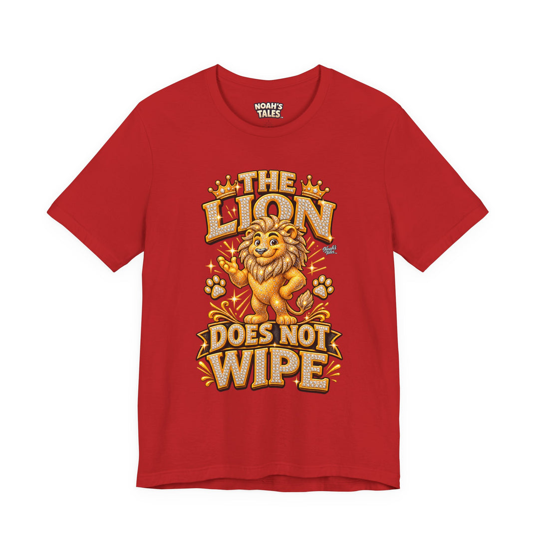 Noah’s Tales™ The Lion Does Not Wipe | Leo Men's T-Shirt