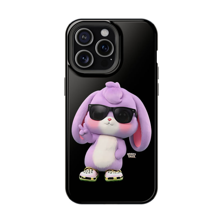 Noah’s Tales™ Lilac Phone Case Vibrant Protective cover Fun Gift for Kids and Teens Unique Cartoon Design