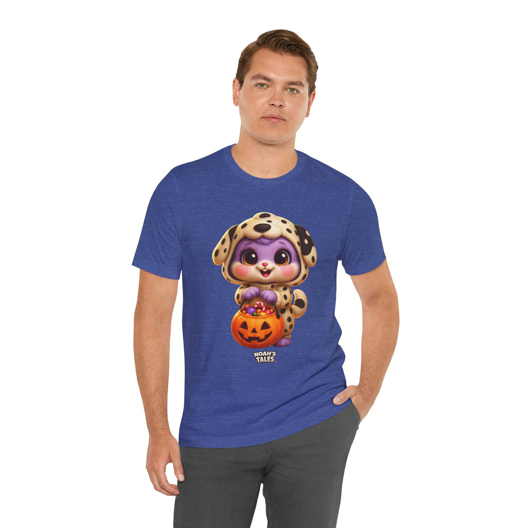 Noah’s Tales™ Halloween Lilac Men's Bella T-Shirt