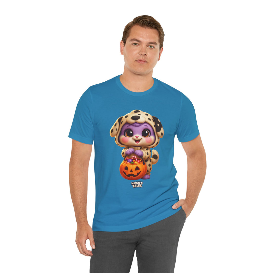 Noah’s Tales™ Halloween Lilac Men's Bella T-Shirt