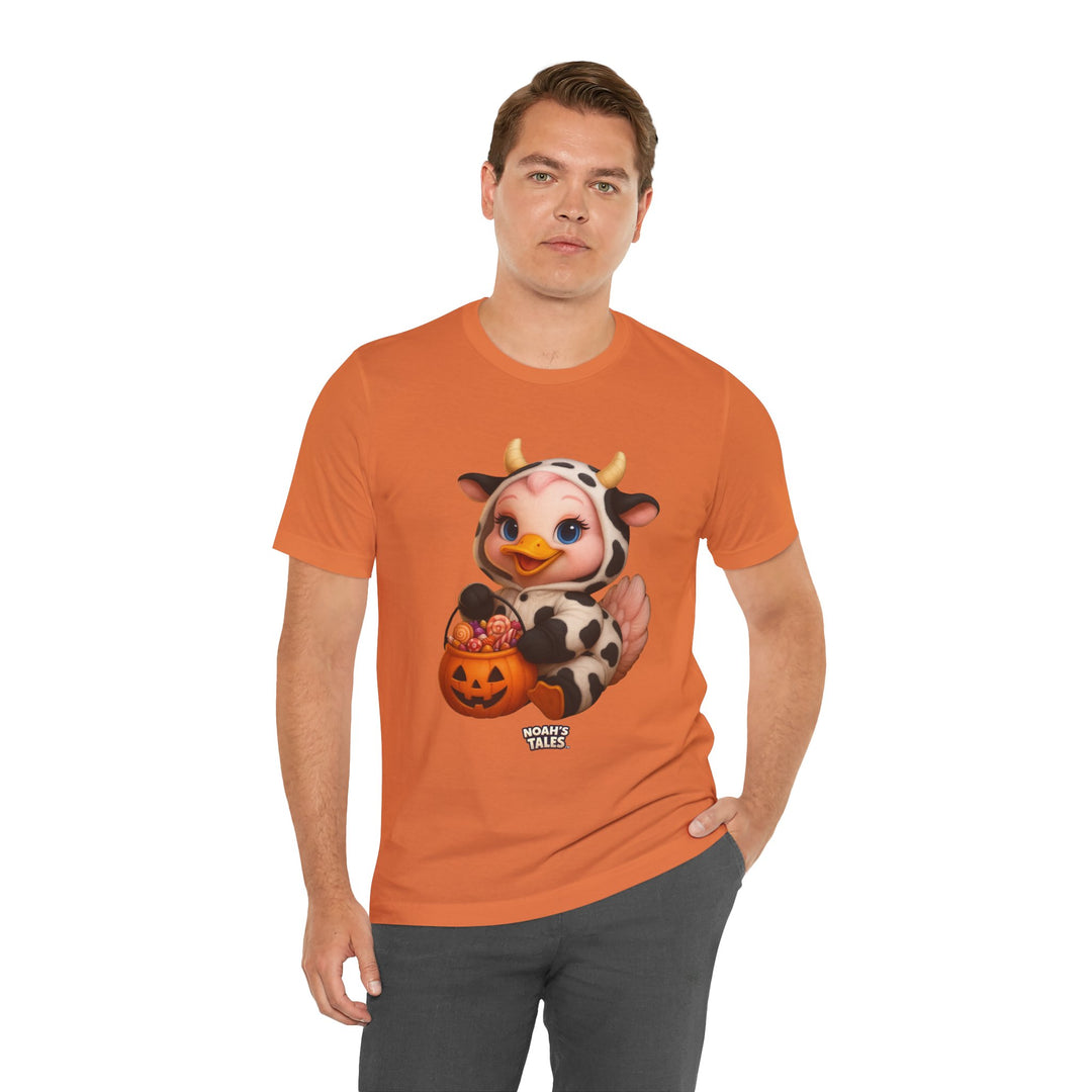 Noah’s Tales™ Cow Halloween Costume Luna Men's Bella T-Shirt