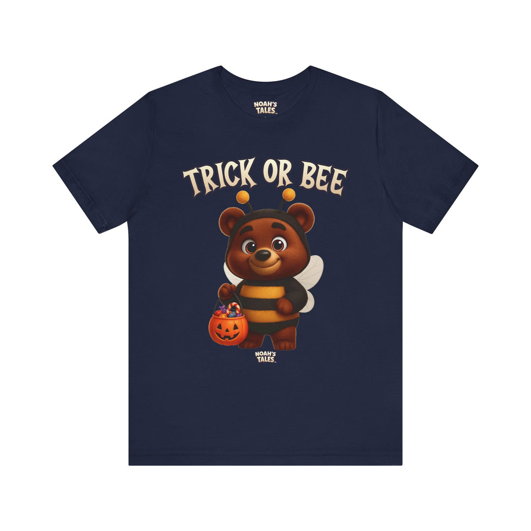 Noah’s Tales™ Halloween Trick or Bee Baxter Men's Bella T-Shirt