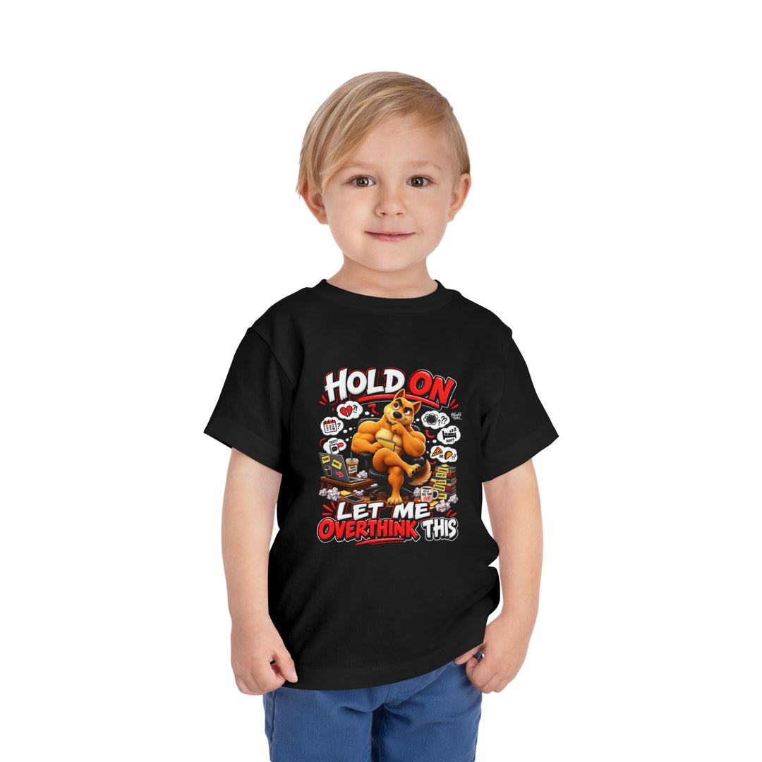 Noah’s Tales™ Hold On Let Me Overthink This | Ember Boy's T-Shirt