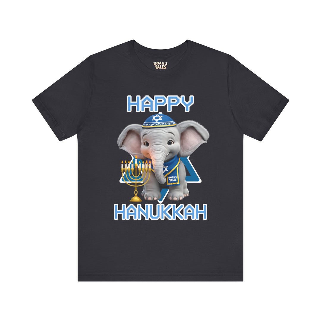 Noah’s Tales™ Happy Hanukkah Noah Men's Bella T-Shirt