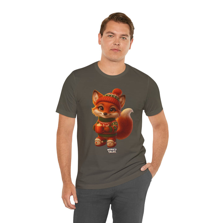 Noah’s Tales™ Christmas Ember Men's Bella T-Shirt