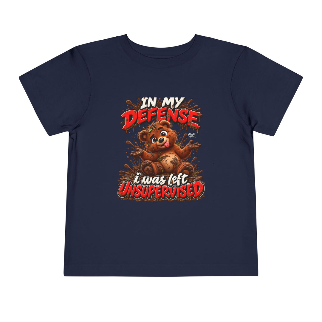 Noah’s Tales™ In My Defense I Was Left Unsupervised | Baxter Boy's T-Shirt