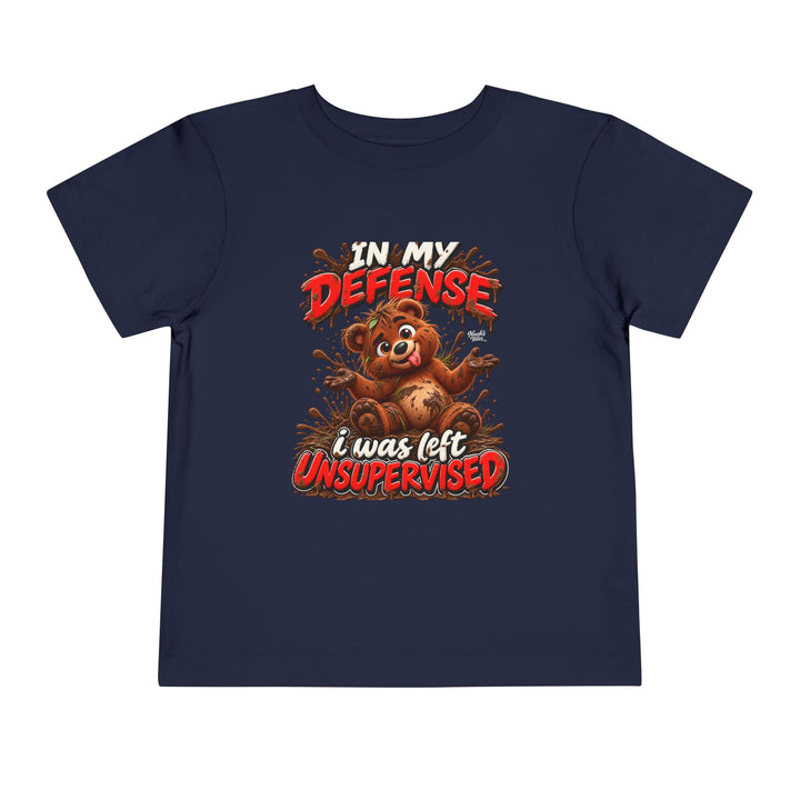 Noah’s Tales™ In My Defense I Was Left Unsupervised | Baxter Boy's T-Shirt