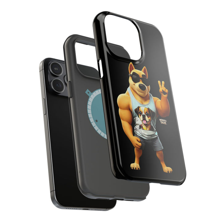 Noah’s Tales™ Ranger Magnet Phone Case Pet Lover Phone Cover Funny Phone Case Unique Gift for Dog Owners Quirky Dog Design