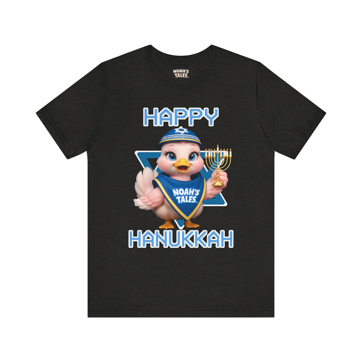 Noah’s Tales™ Happy Hanukkah Luna Men's Bella T-Shirt