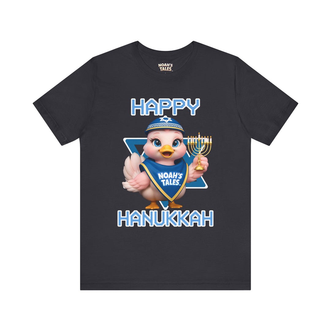 Noah’s Tales™ Happy Hanukkah Luna Men's Bella T-Shirt