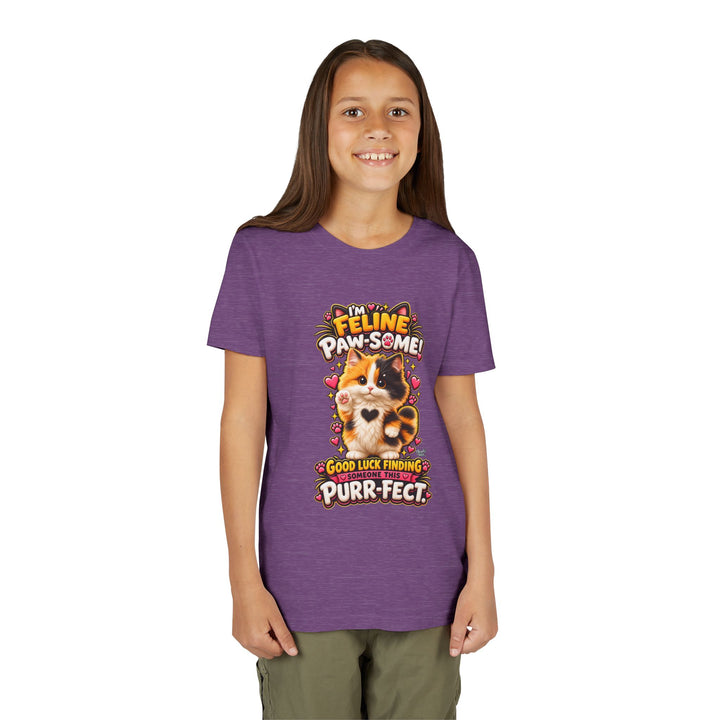 Noah’s Tales™ I’m Feline Paw-Some | Tommy Girl's Bella T-Shirt