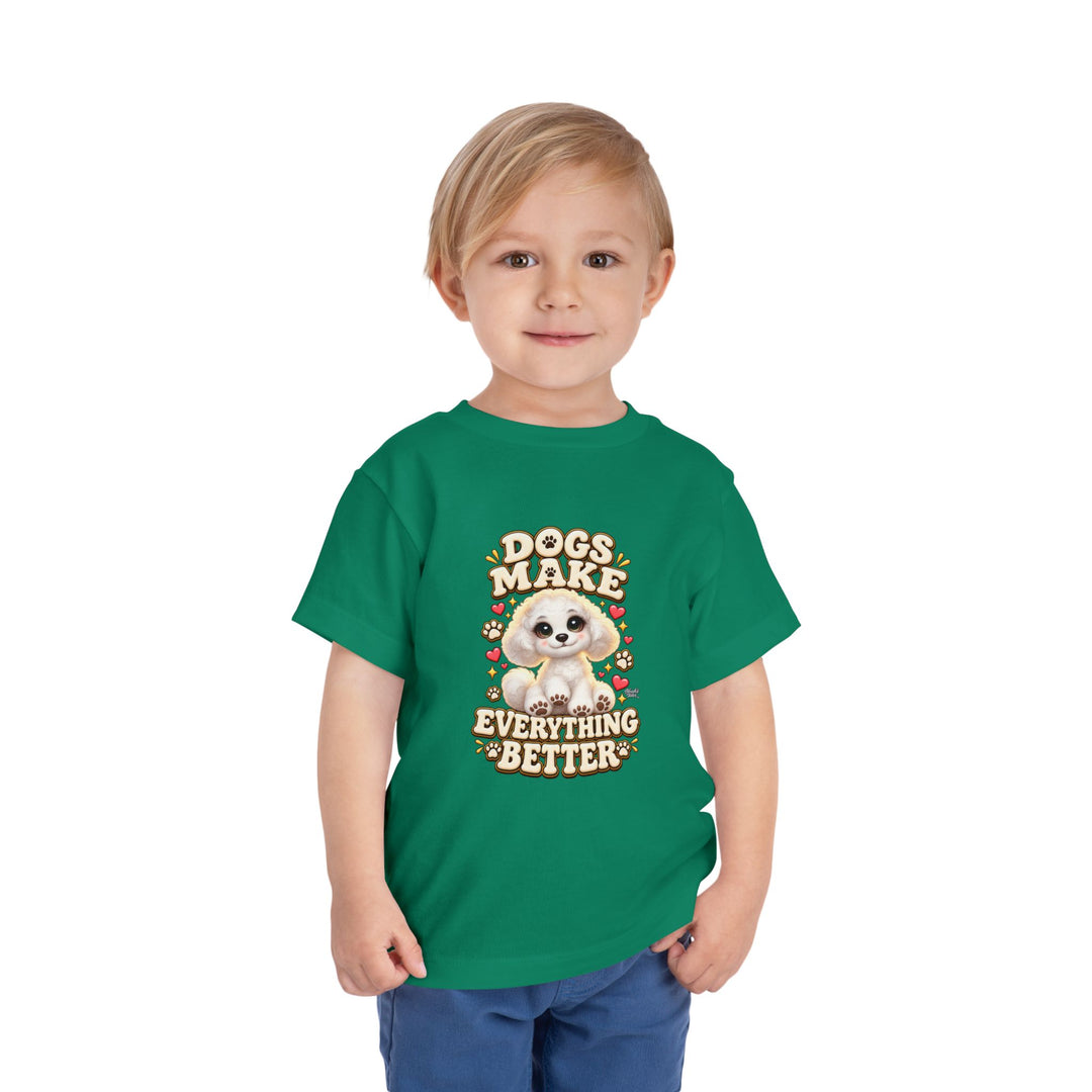 Noah’s Tales™ Dogs Make Everything Better | Coco Boy's T-Shirt