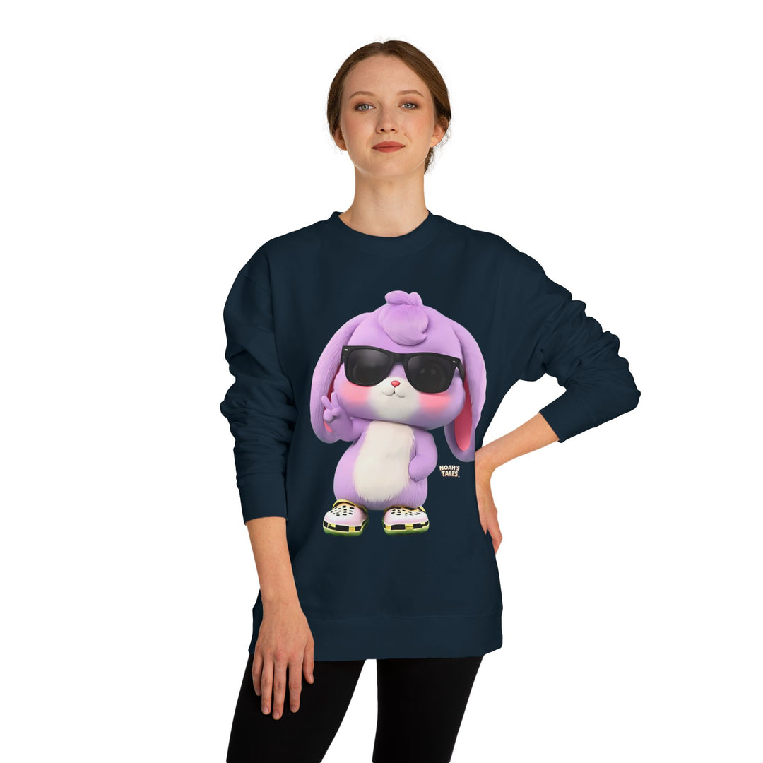 Noah’s Tales™ Cool Lilac Women's Crew Neck Sweatshir