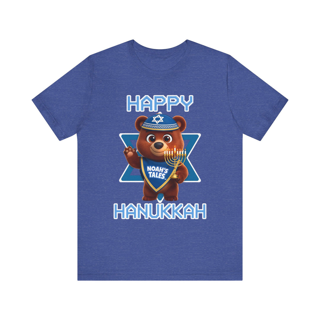 Noah’s Tales™ Happy Hanukkah Baxter Men's Bella T-Shirt