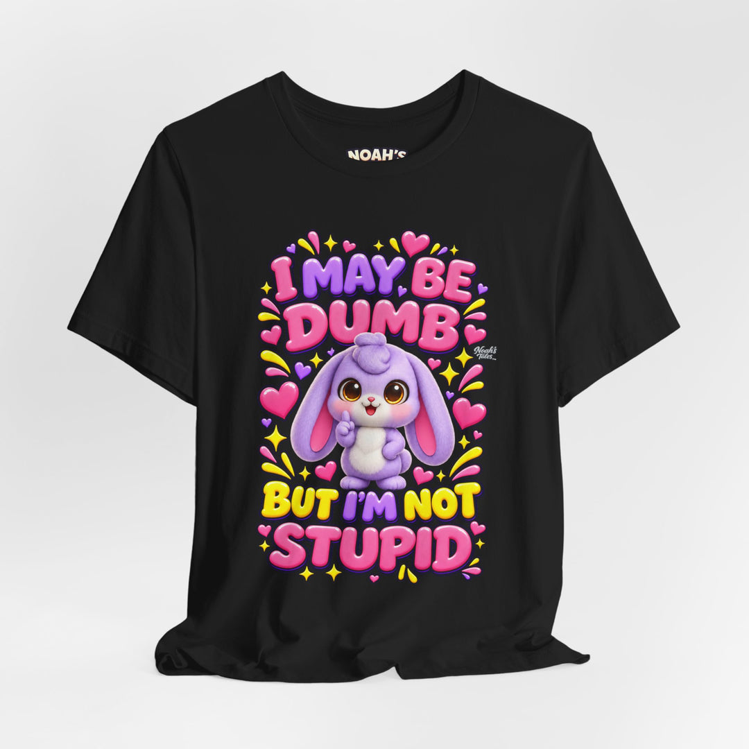 Noah’s Tales™ I May Be Dumb But I’m Not Stupid | Lilac Men's T-Shirt