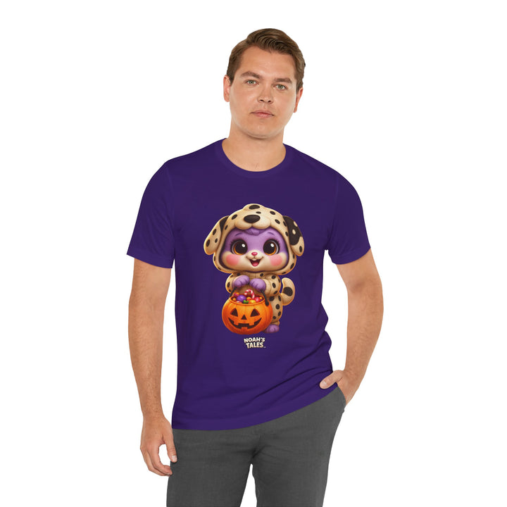 Noah’s Tales™ Halloween Lilac Men's Bella T-Shirt