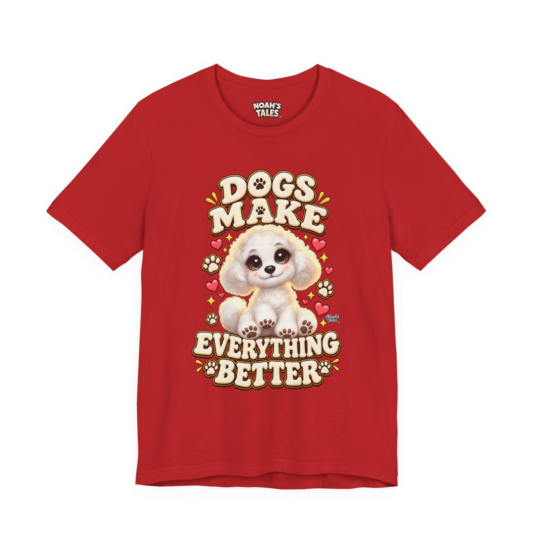 Noah’s Tales™ Dogs Make Everything Better | Coco Women's Bella T-Shirt