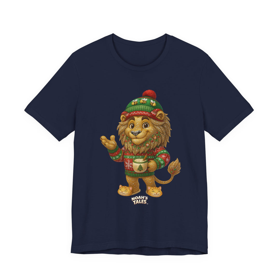 Noah’s Tales™ Christmas Leo Women's Bella T-Shirt