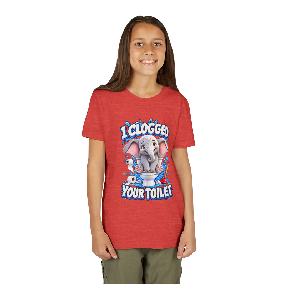Noah’s Tales™ I Clogged Your Toilet | Ellie Belle Girl's Bella T-Shirt