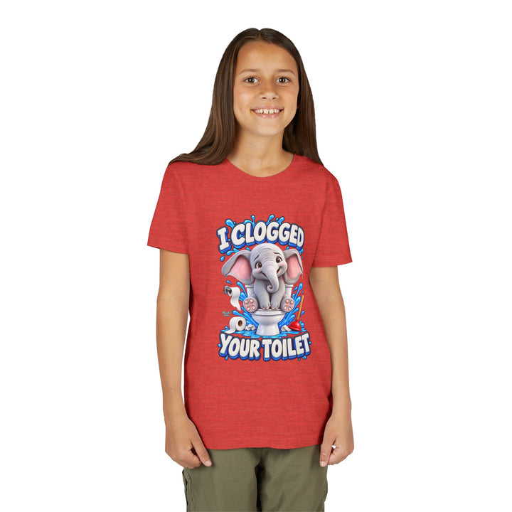 Noah’s Tales™ I Clogged Your Toilet | Ellie Belle Girl's Bella T-Shirt