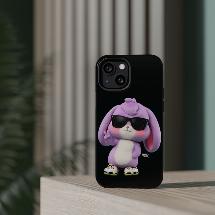 Noah’s Tales™ Lilac Phone Case Vibrant Protective cover Fun Gift for Kids and Teens Unique Cartoon Design