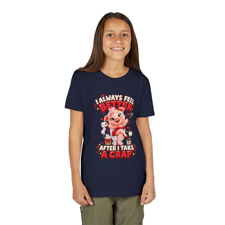 Noah’s Tales™ I Always Feel Better After I Take A Crap | Pip Girlfriend Girl's Bella T-Shirt