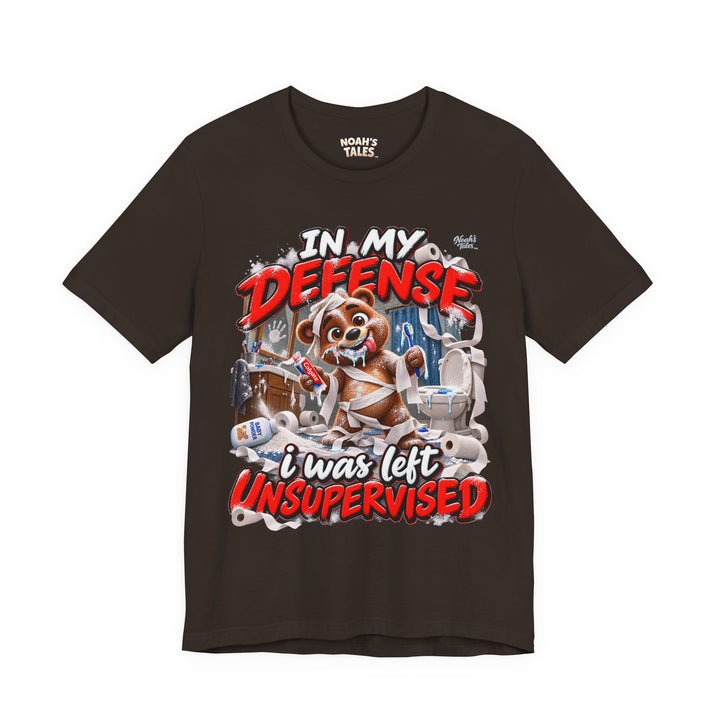 Noah’s Tales™ In My Defense I Was Left Unsupervised | Baxter Women's Bella T-Shirt