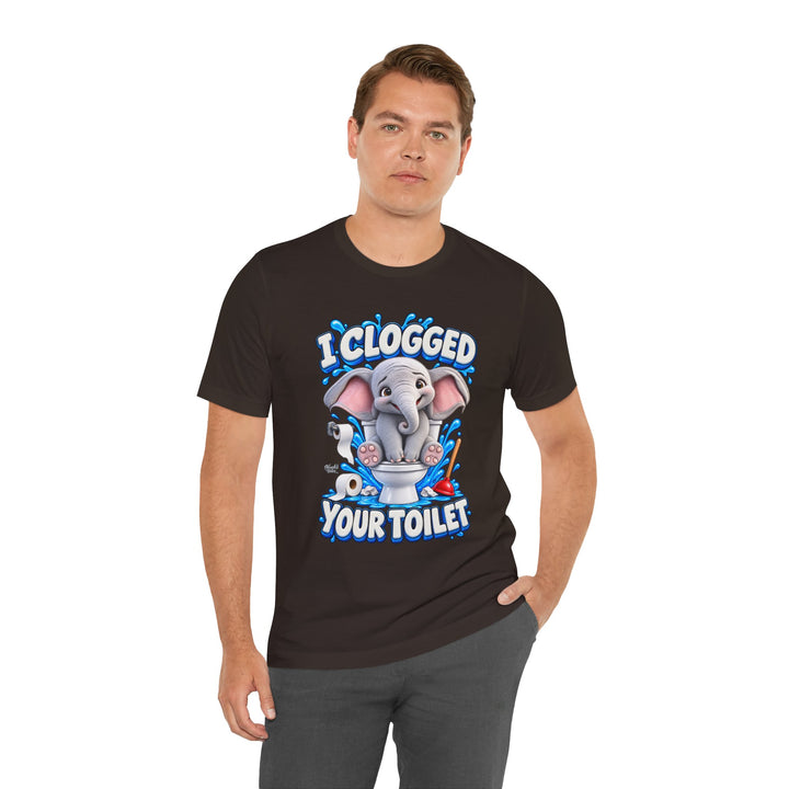 Noah’s Tales™ I Clogged Your Toilet | Ellie Belle Men's T-Shirt