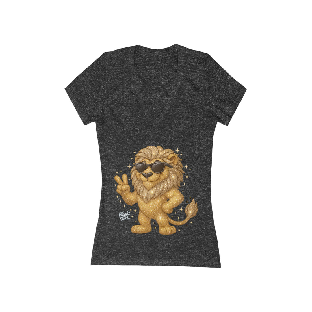 Noah’s Tales™ Cool Leo Women's V-Neck Bella T-Shirt