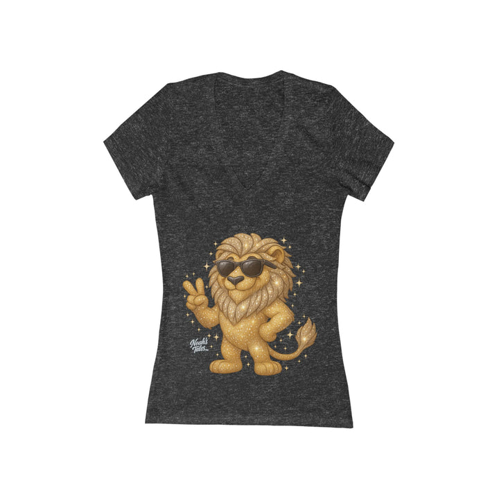 Noah’s Tales™ Cool Leo Women's V-Neck Bella T-Shirt