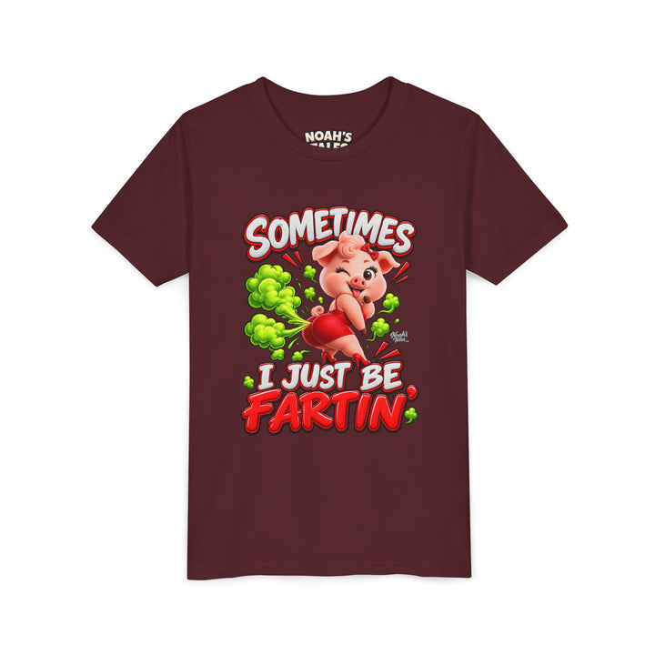 Noah’s Tales™ Sometimes I Just Be Fartin’ | Pip Girlfriend Girl's Bella T-Shirt