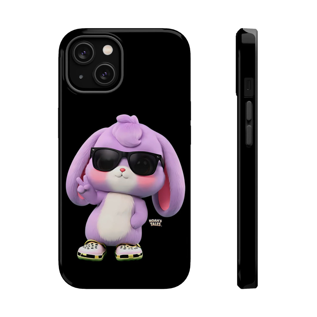 Noah's Tales Lilac Phone Case Vibrant Protective cover Fun Gift for Kids and Teens Unique Cartoon Design, view 1